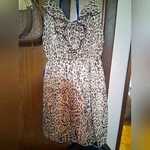 No Boundaries Animal Print Dress Size Medium Barely Worn